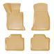 Резиновые коврики Rizline 3D для BMW X1 E84 2009-2015 с перемычкой, борт 5см S-0358 BEIGE фото 1