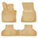 Гумові килимки Rizline 3D для BMW X5 F15 2013-2018 &ndash; з перемичкою, борт 5см S-0402 BEIGE фото 1