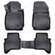 Резиновые коврики Rizline 3D для Ford Ranger 2011-2015 с перемычкой, борт 5см S-1171 фото 1