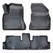 Резиновые коврики Rizline 3D для Citroen C4 Grand Picasso 7 Місць 2006-2010 с перемычкой, борт 5см S-1941 фото 1