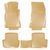 Гумові килимки Rizline 3D для Mercedes B-Class W246 2011-2019 &ndash; з перемичкою, борт 5см S-1980 BEIGE фото