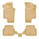 Резиновые коврики Rizline 3D для Volkswagen Jetta 2005-2011 с перемычкой, борт 5см S-3809 BEIGE фото 1