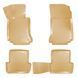 Резиновые коврики Rizline 3D для Mercedes C-Class W204 2007-2014 с перемычкой, борт 5см S-2017 BEIGE фото 1