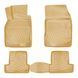Резиновые коврики Rizline 3D для Renault Megane 3 Hb 2008-2016 с перемычкой, борт 5см S-2994 BEIGE фото 1