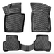 Резиновые коврики Rizline 3D для Volkswagen Tiguan 2007-2017 с перемычкой, борт 5см S-3946 фото 1