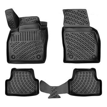 Резиновые коврики Rizline 3D для Seat İbiza 2017- с перемычкой, борт 5см S-3229 фото